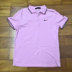 Pink polo shirt